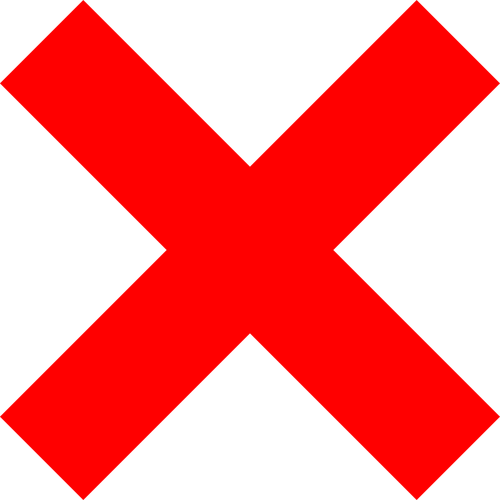 Red X Symbol