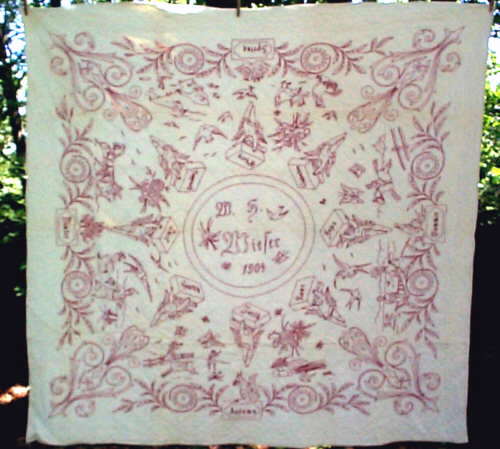 Redwork Quilt Redwork Quilt