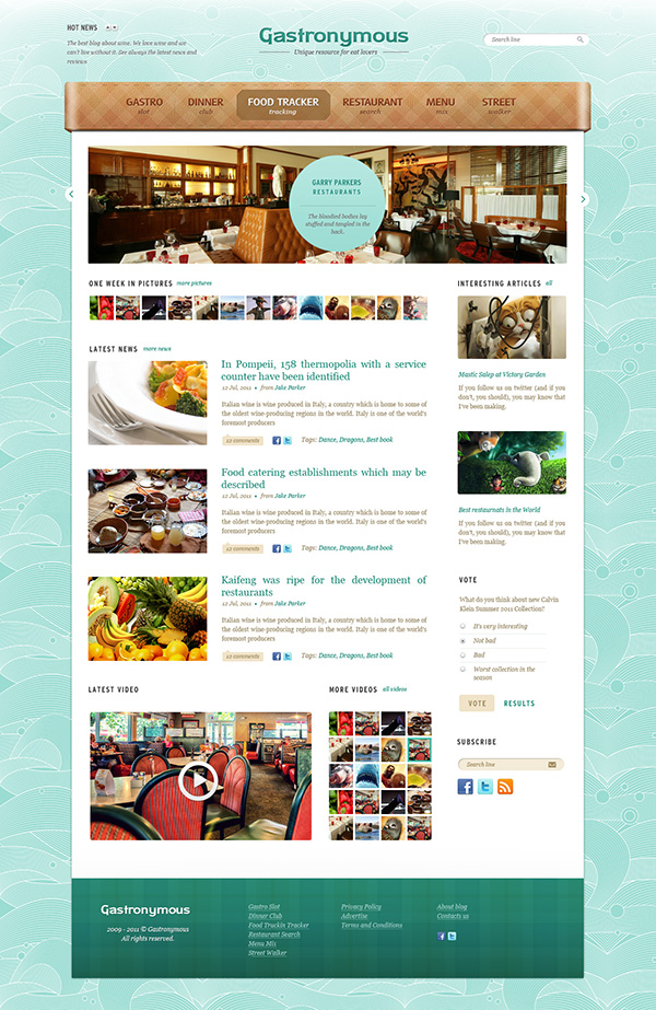 Restaurant Templates Free Download