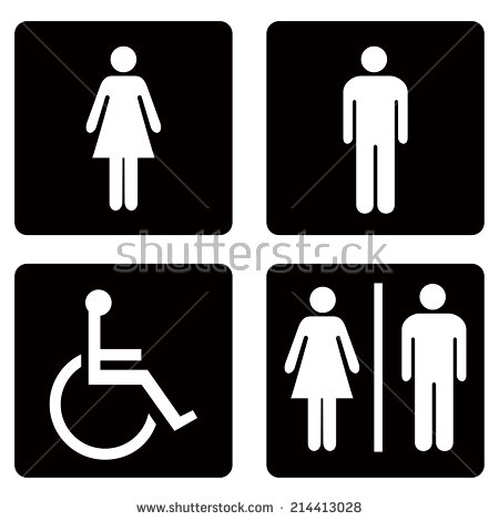 Restroom Icons Vector