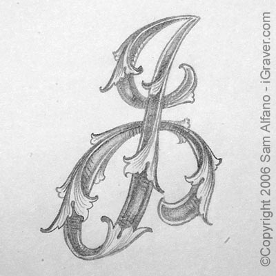 Sam Alfano Leaf Script Letters Sam Alfano Leaf Script Letters