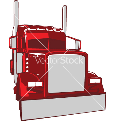 Semi Truck Vector