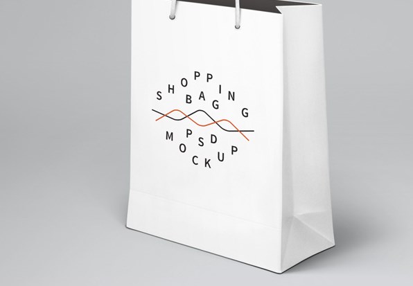 Shopping Bag PSD Mockup Free