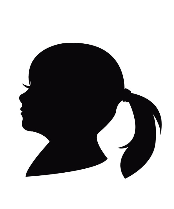 Side Profile Face Silhouette