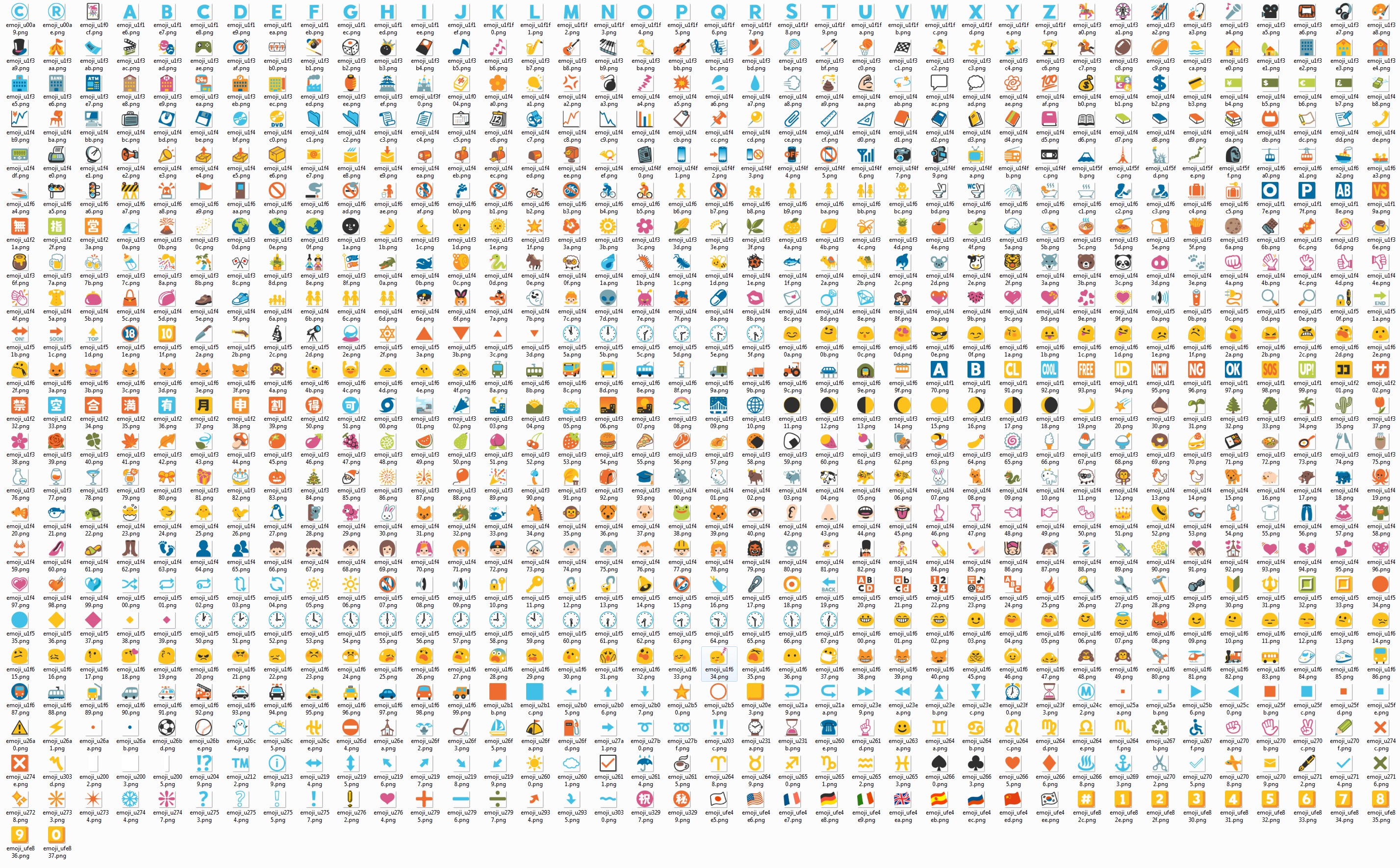 Smiley Faces Emoticons List Meaning