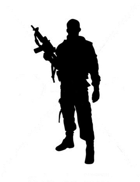 Soldier Silhouette Clip Art