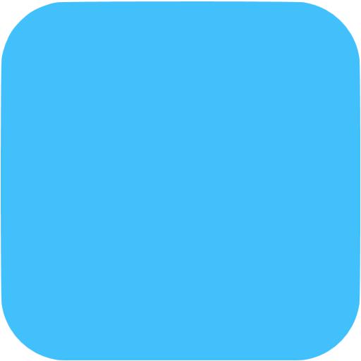 Square App Icon Blue