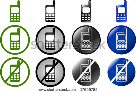 Symbol Cell Phone Buttons