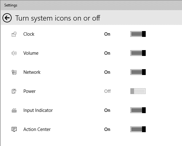 System Tray Icons Missing Windows 1.0
