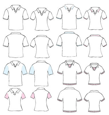 T-Shirt Template Vector