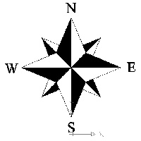 Compass Rose North Arrow