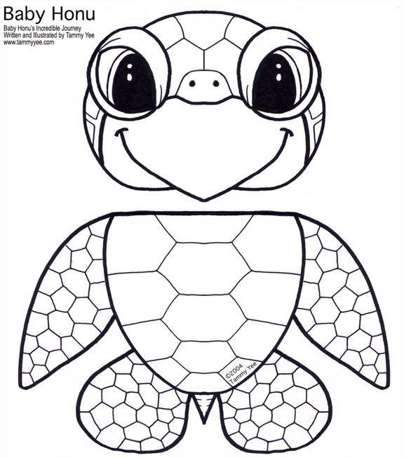 Turtle Paper Bag Puppet Printables