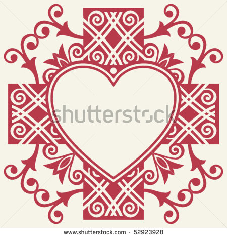 Vector Heart Flourish