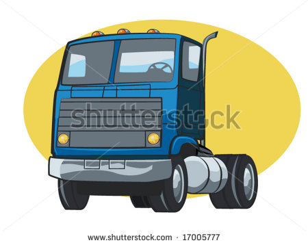 Vector Semi-Trailer Truck