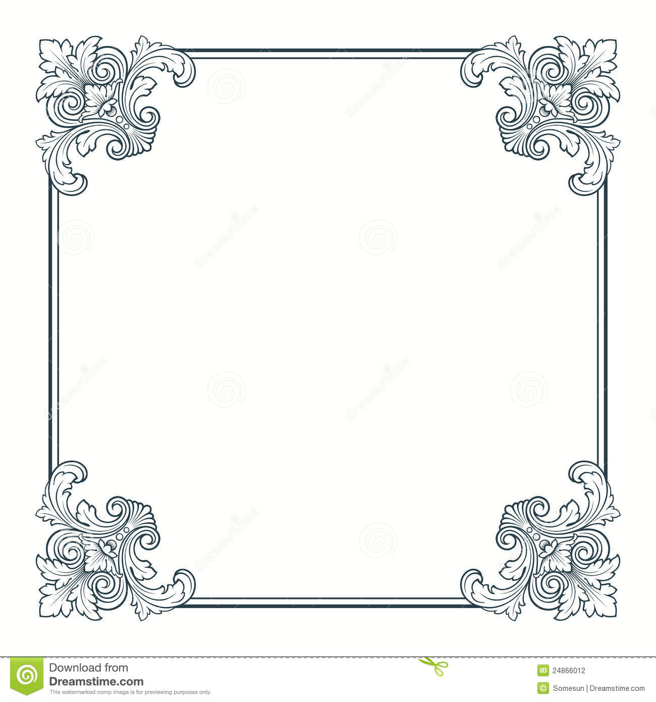 Vintage Borders and Frames Vectors