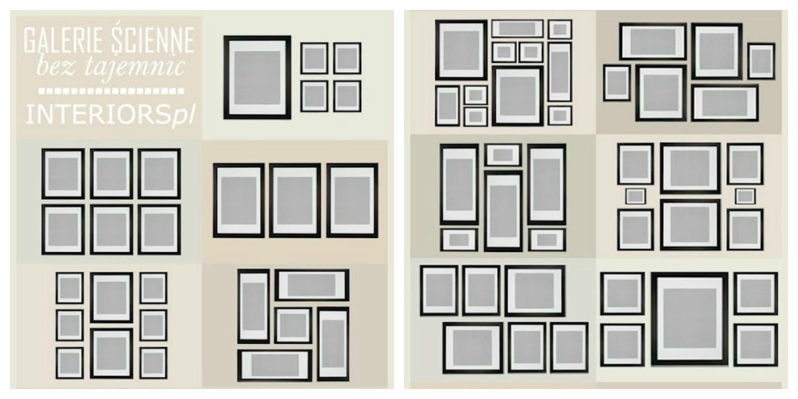 Wall Frame Collage Template