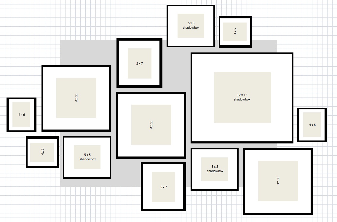 Wall Frame Layout Template