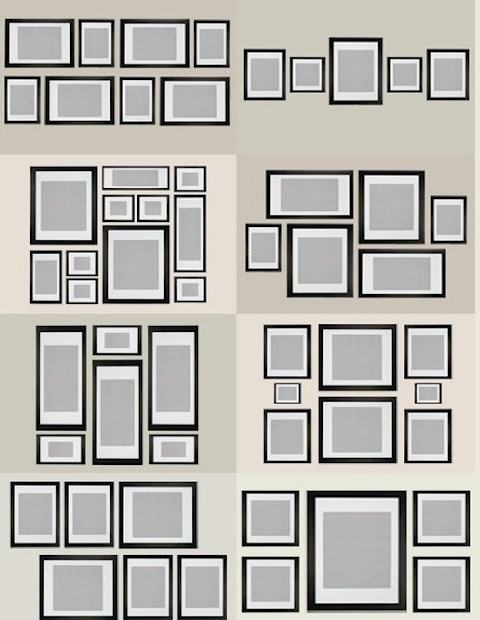 Wall Gallery Frame Layout