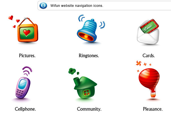 Website Navigation Icons