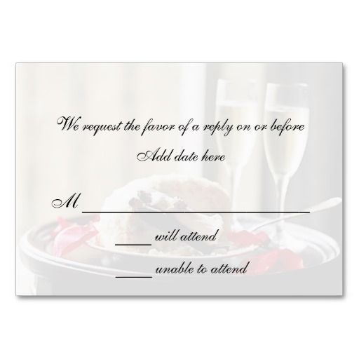 Wedding Response Cards Templates