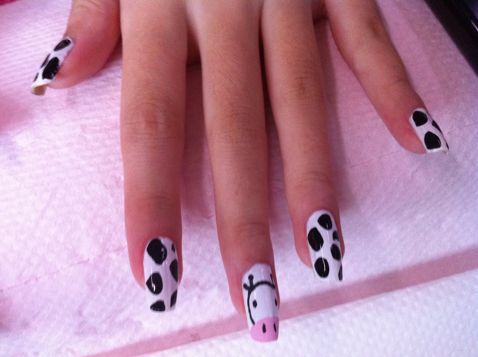 White Base Nail Designs