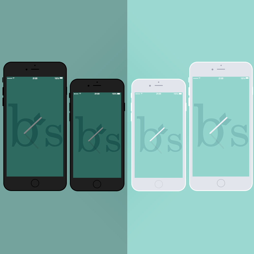 White iPhone 6 Mockup PNG
