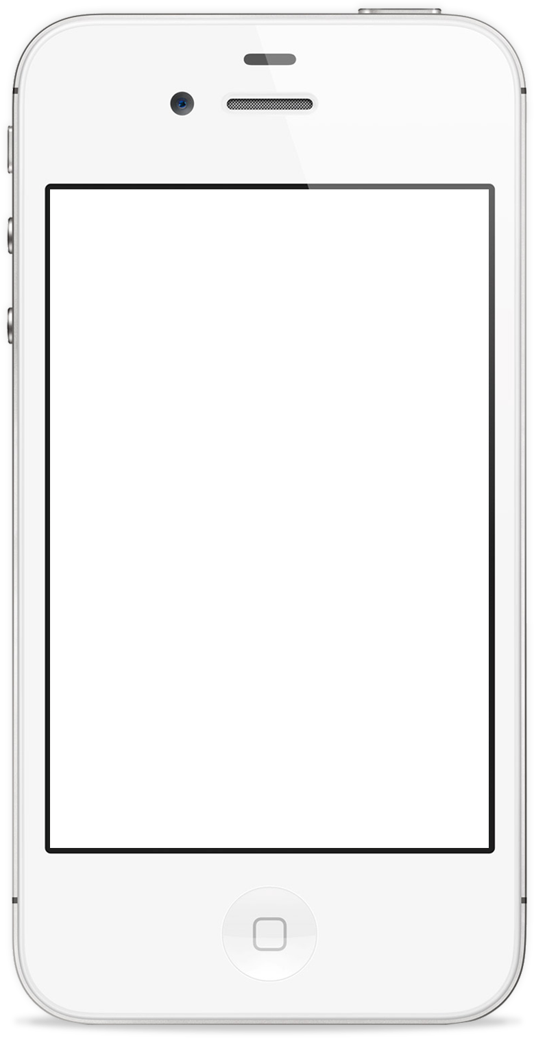 White iPhone Icon Transparent