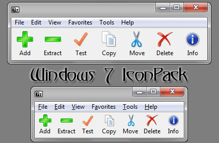 Windows 7 Toolbar Icons