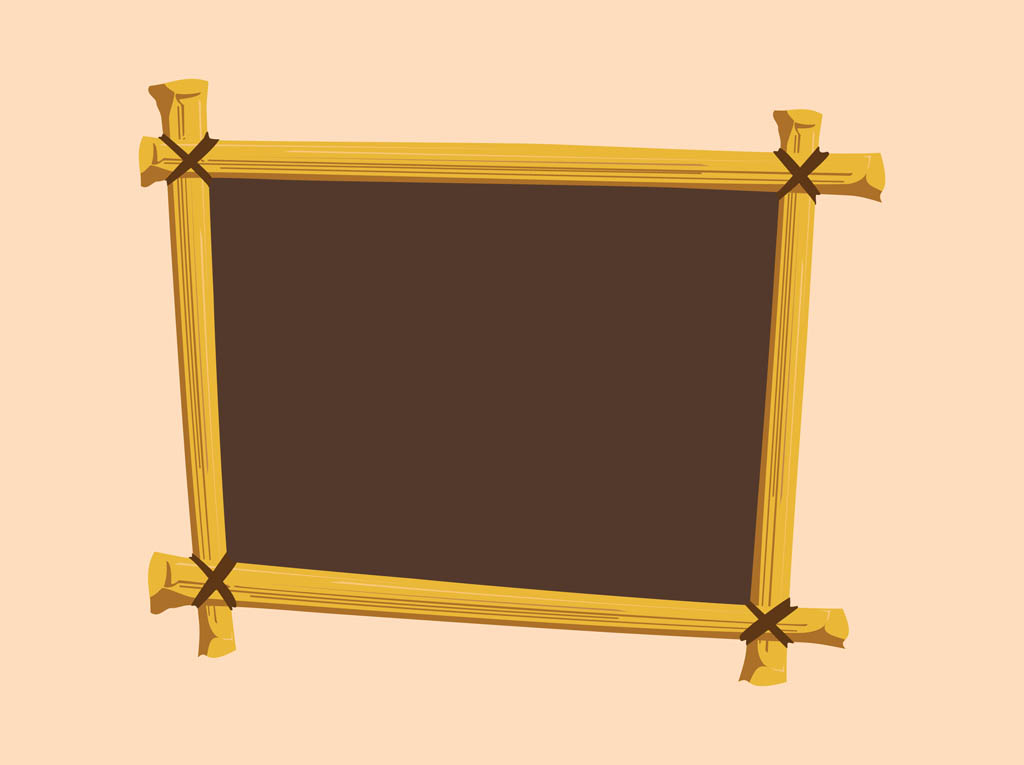 Wooden Frame Vector Free