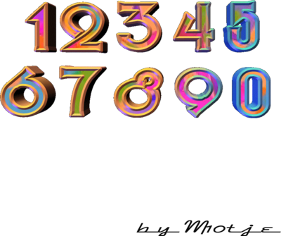 3D Color Numbers