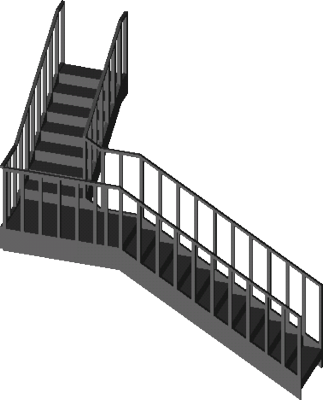 3D Stairs PNG