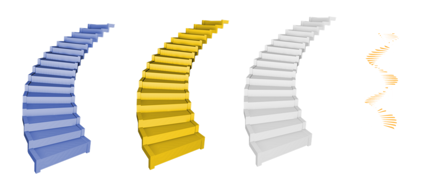 3D Stairs PNG