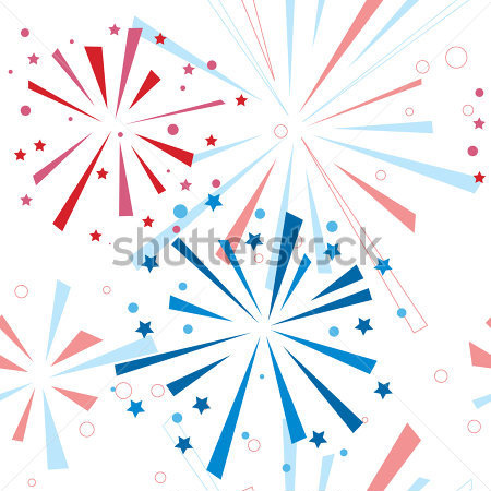 4th of July Firework Vector