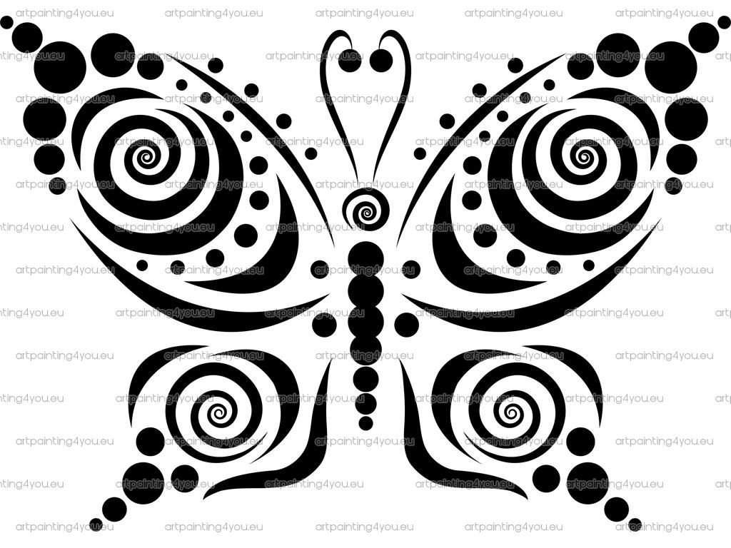 Abstract Butterfly Design