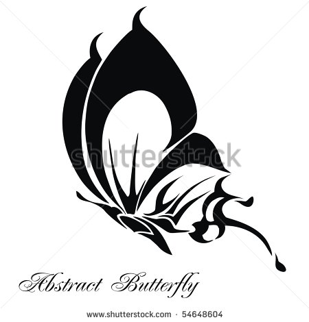 Abstract Butterfly Design