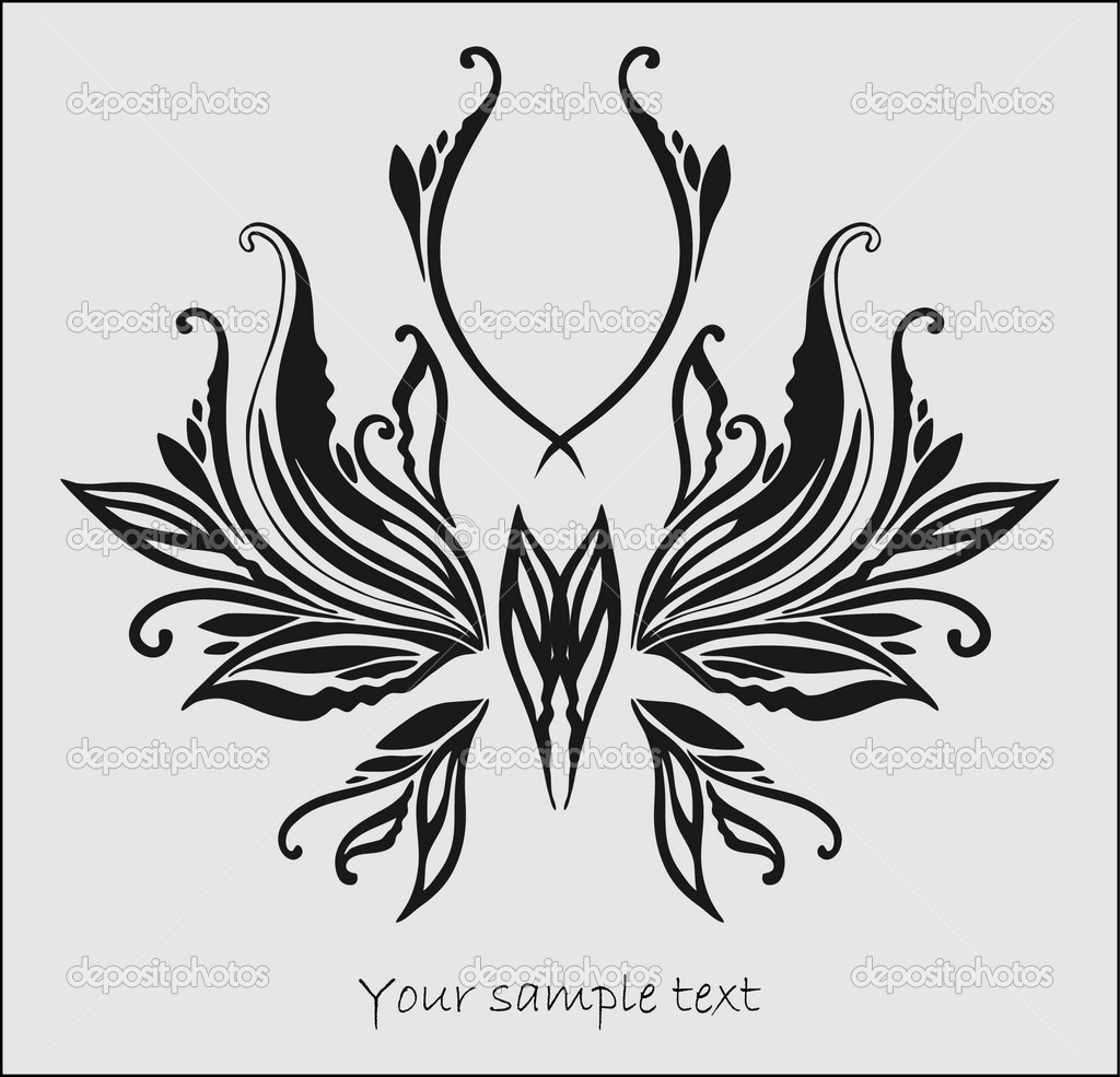 Abstract Butterfly Design