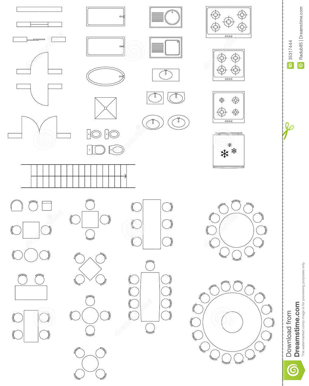 Architectural Floor Plan Symbols Clip Art Architectural Floor Plan Symbols Clip Art