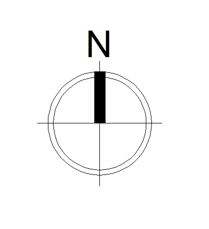 Architectural North Arrow Symbol