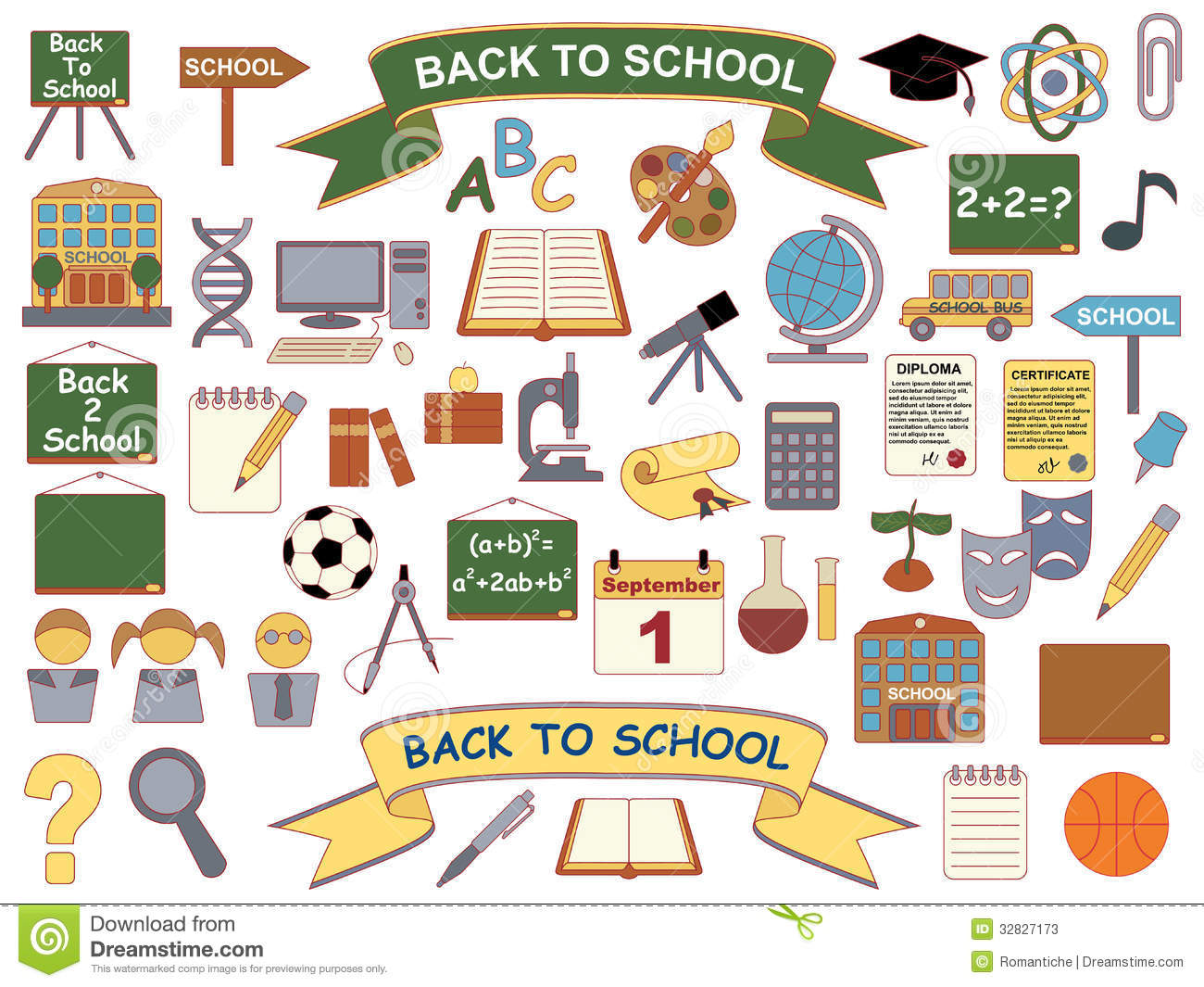 Back to School Icons