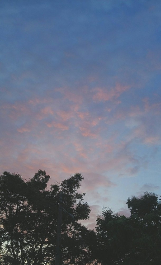 Beautiful Blue and Purple Sky