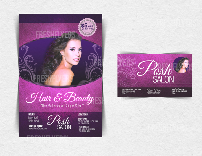 Beauty Salon Flyer Template