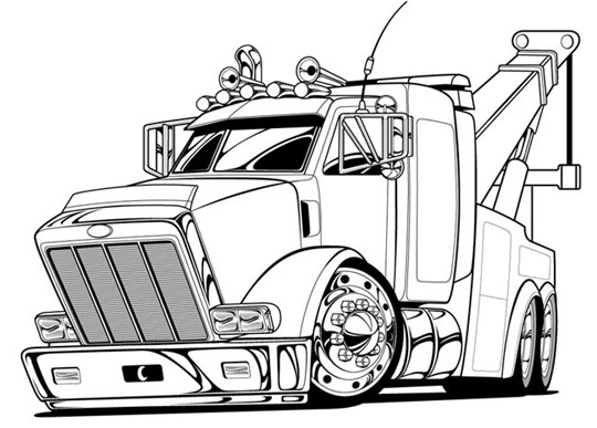 Big Tow Truck Clip Art