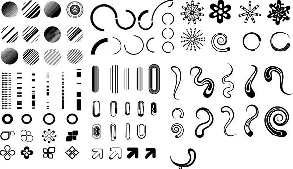 Black and White Simple Graphic Designs