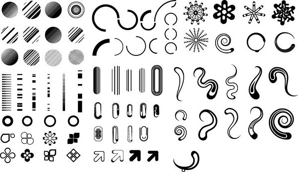 Black and White Simple Graphic Designs Black and White Simple Graphic Designs