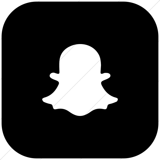 Black and White Snapchat Icon Black and White Snapchat Icon