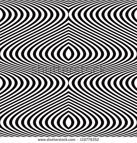 Black and White Wavy Lines