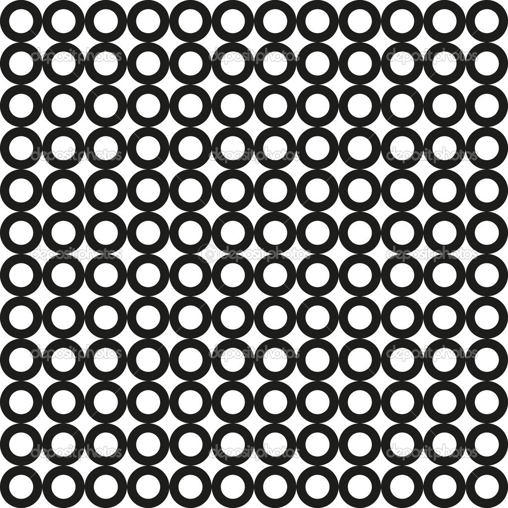 Black Circle Vector Pattern