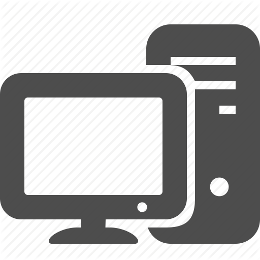 Black Computer Icon Desktop Black Computer Icon Desktop