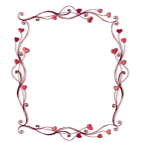 15 Free Vector Heart Frame Images