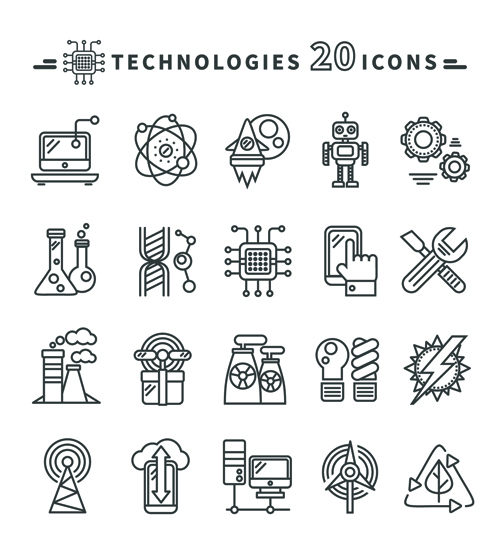 Black Outline Free Vector Icons